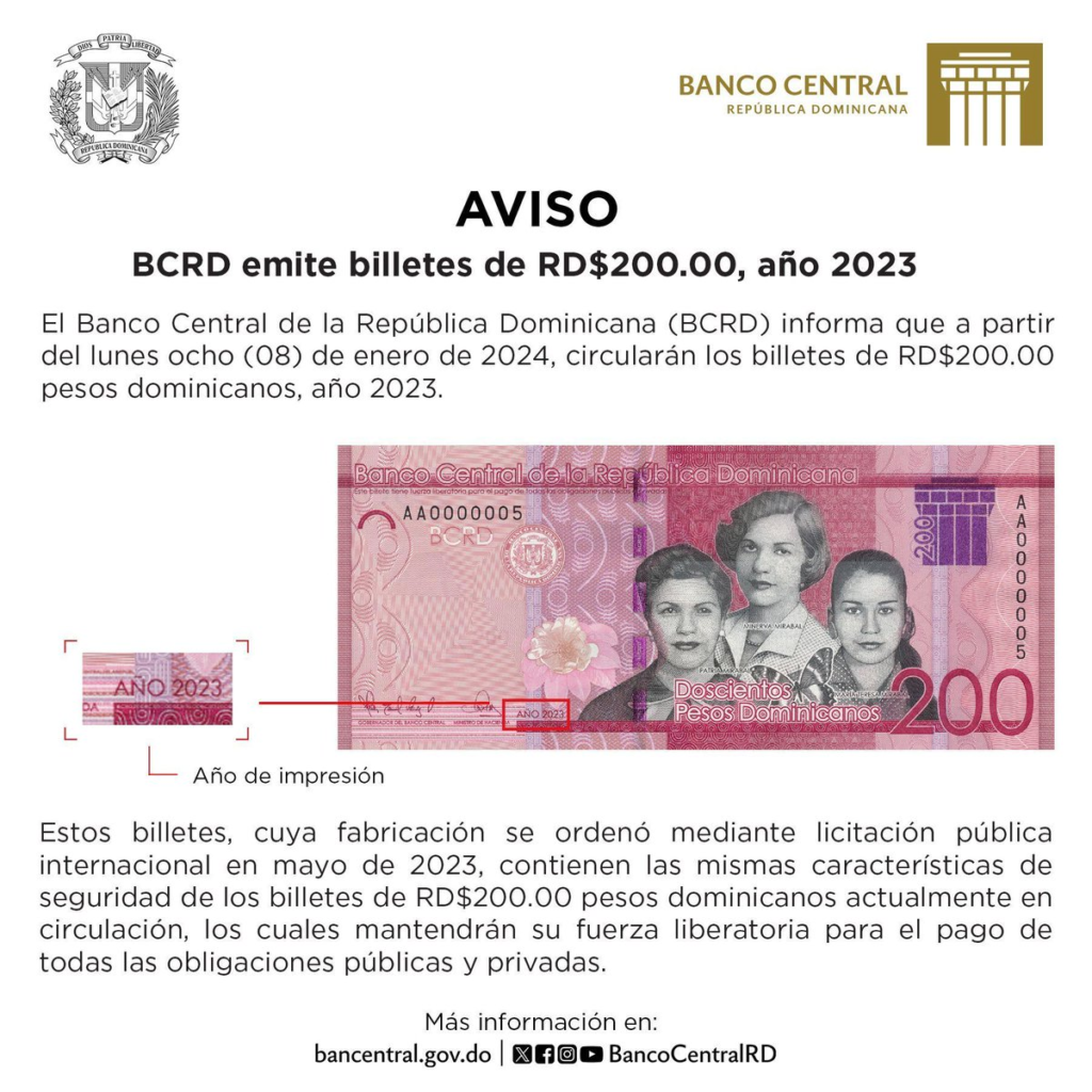 Banco Central Anuncia Circulación Nuevos Billetes De Rd20000 Pesos Eltitulardo 7284